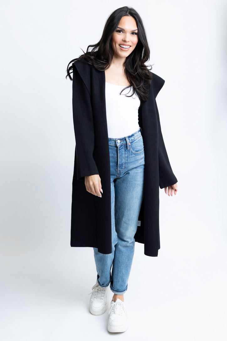 Hooded Cardigan Coat