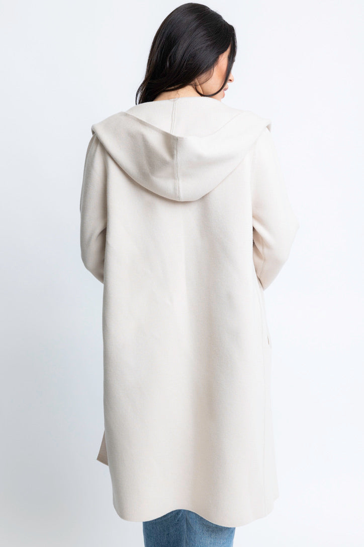 Hooded Cardigan Coat