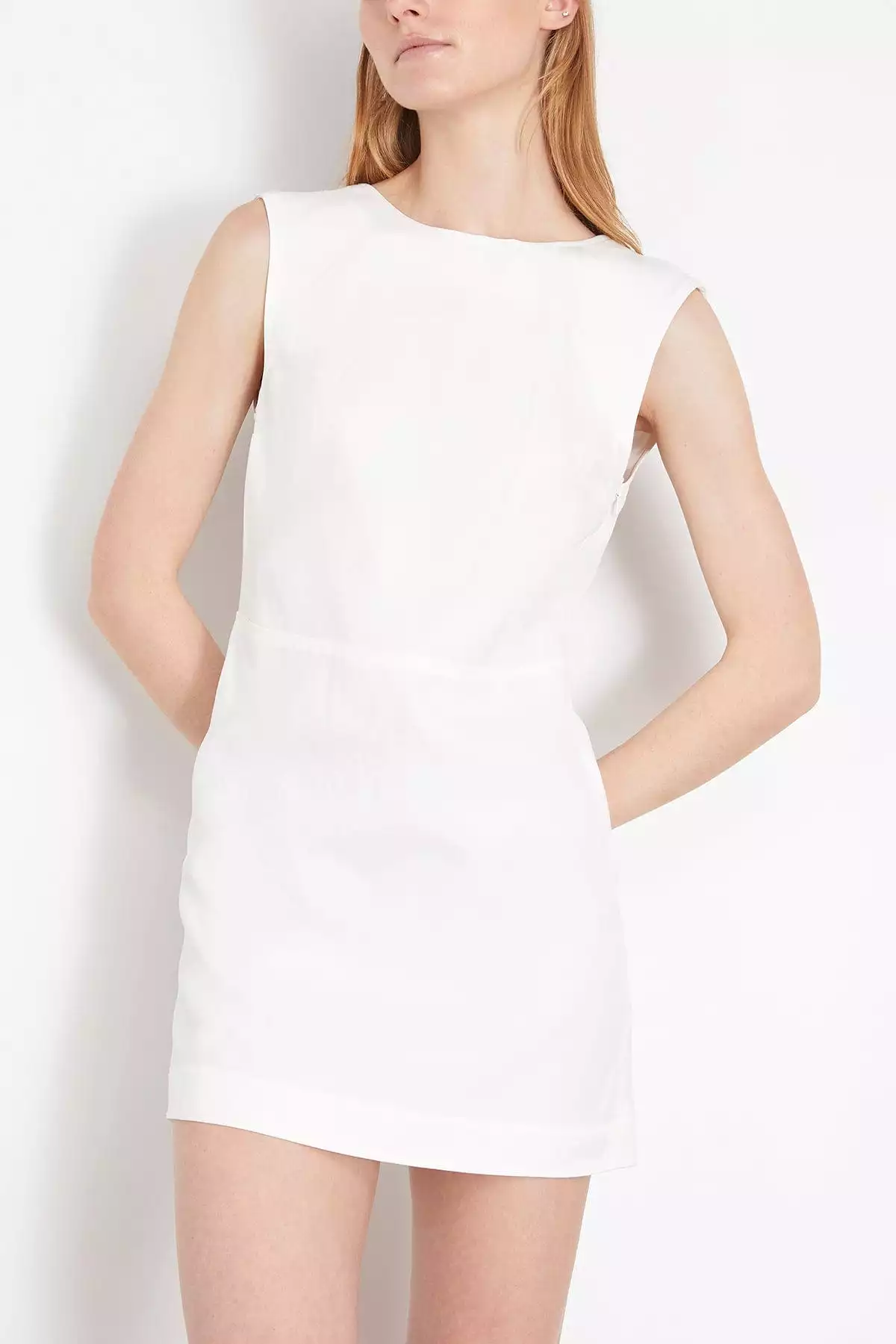 Hoya Ivory Sleeveless Dress