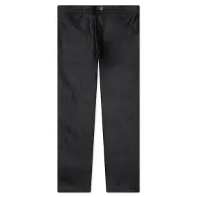 HTG Black Wax Denim Pant