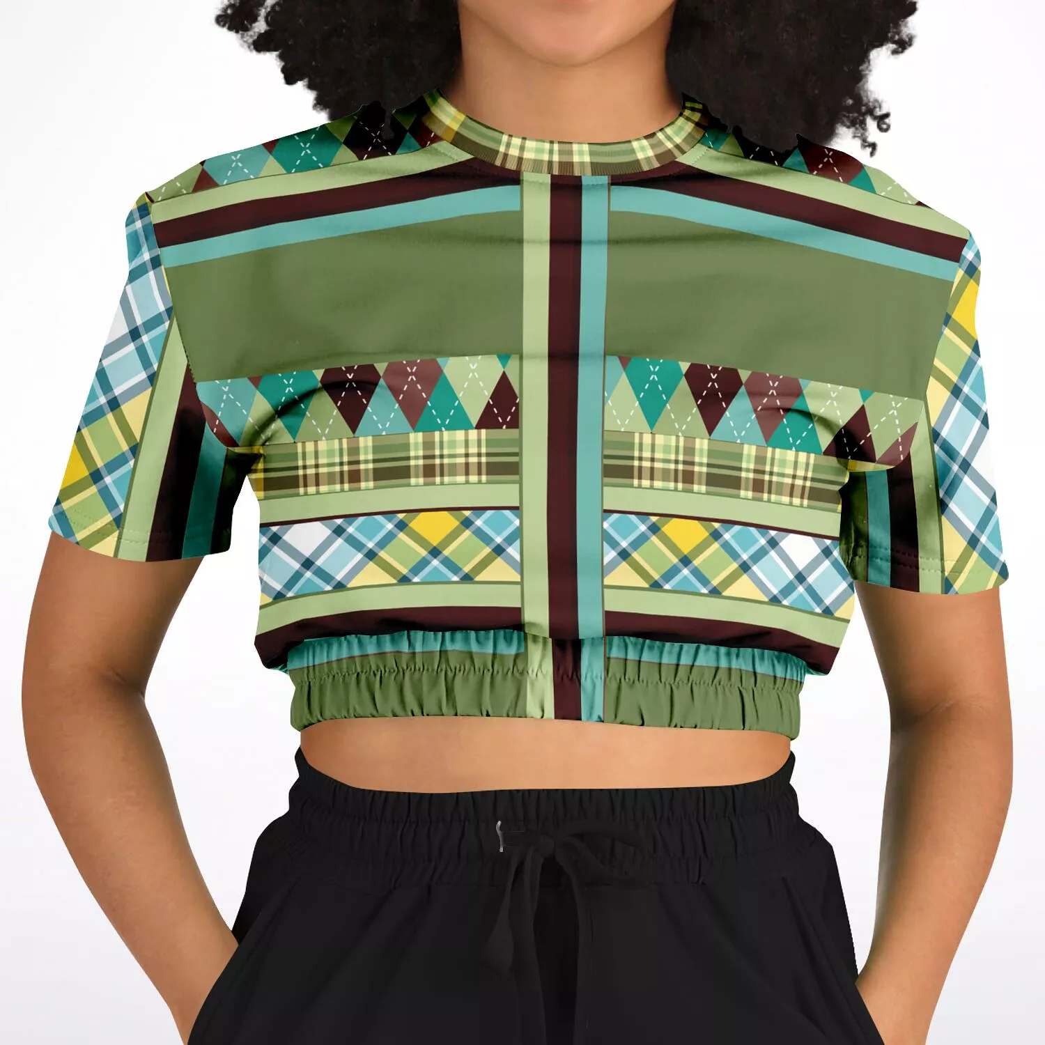 Hypnotic Zen Cropped Sweater