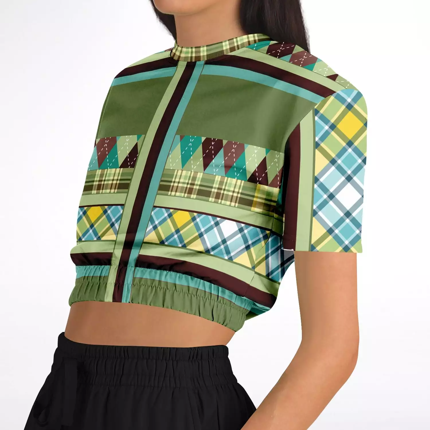 Hypnotic Zen Cropped Sweater