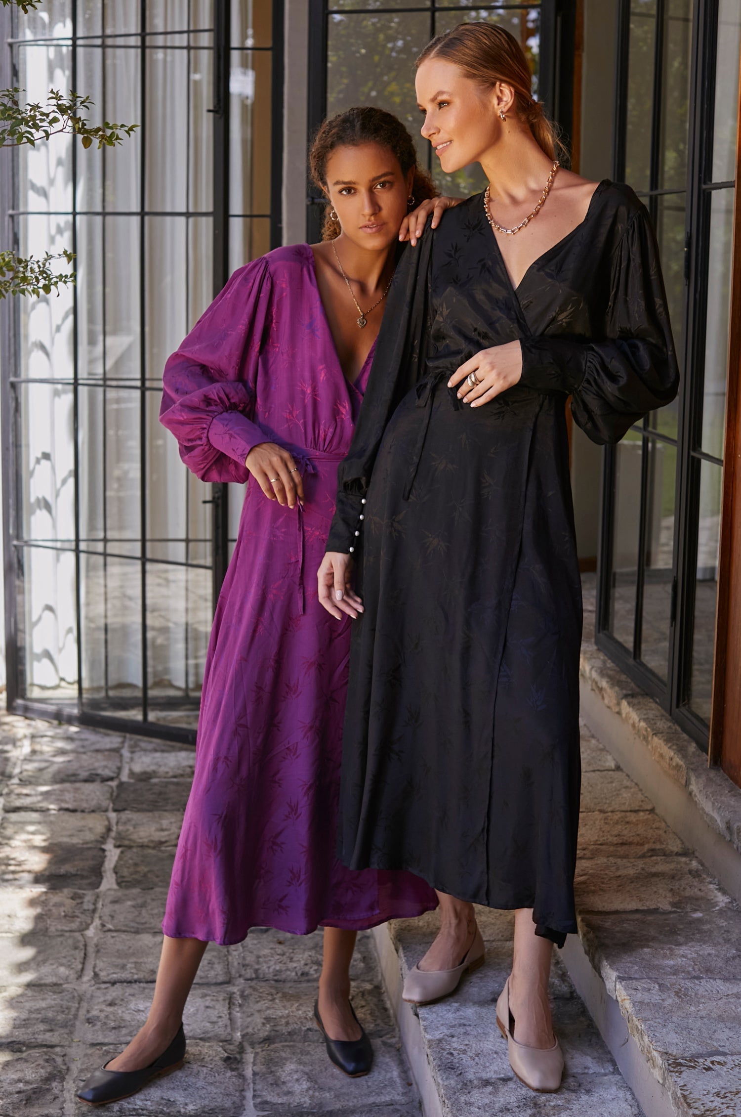 Isabella Long Sleeve Wrap Dress - Shop Now!