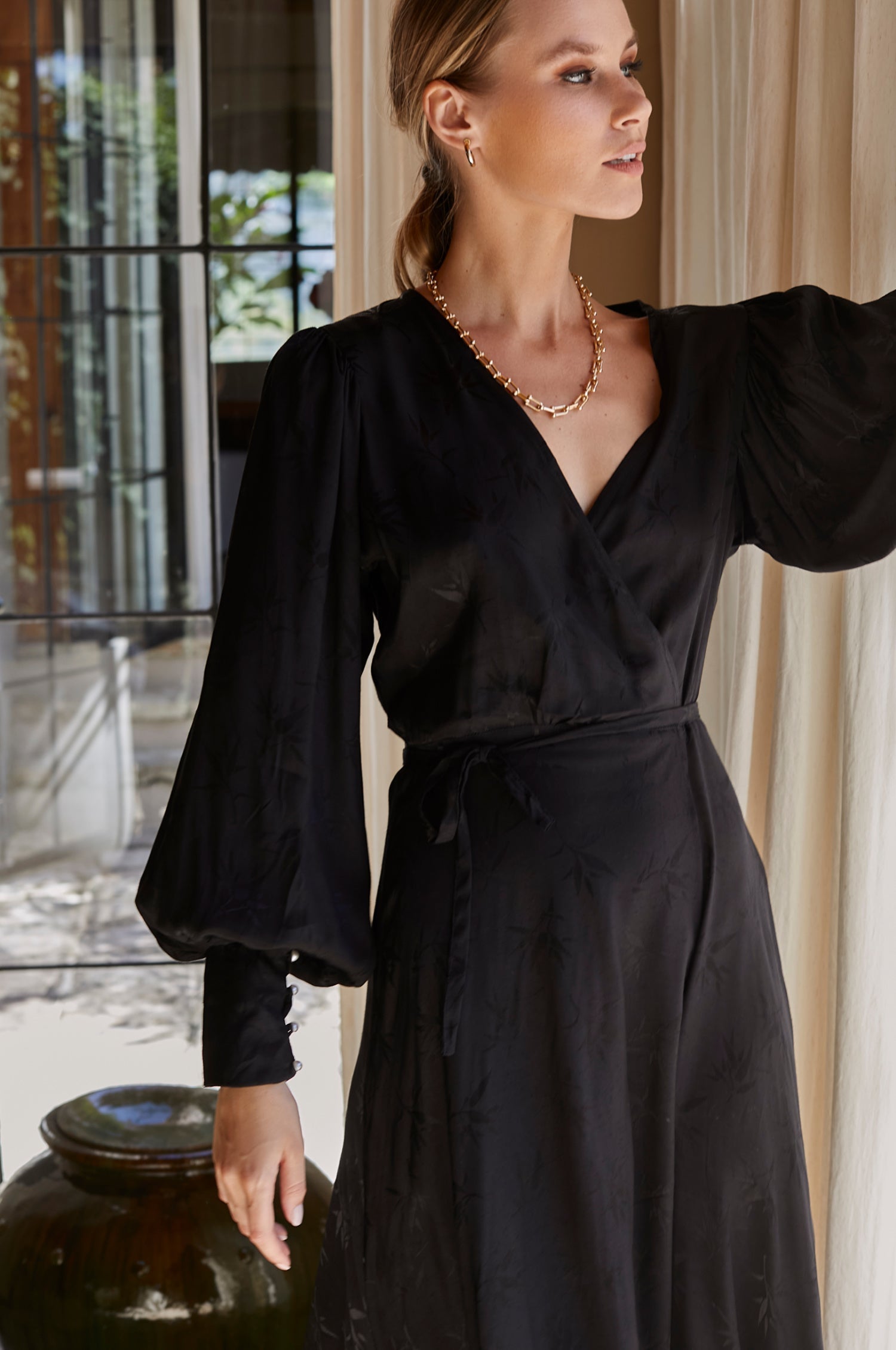 Isabella Long Sleeve Wrap Dress - Shop Now!