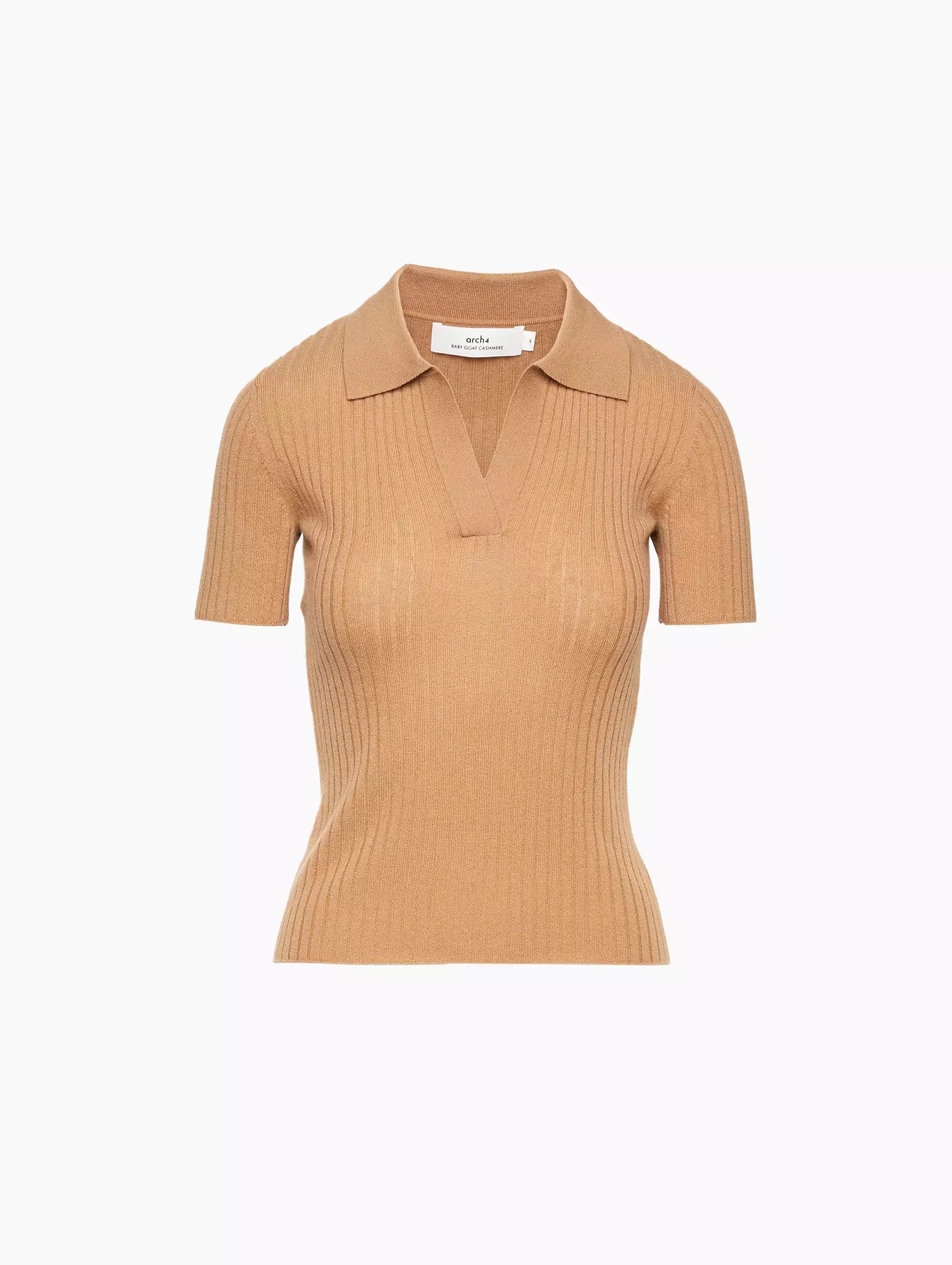 Jennifer Ribbed Sweater Short Sleeve