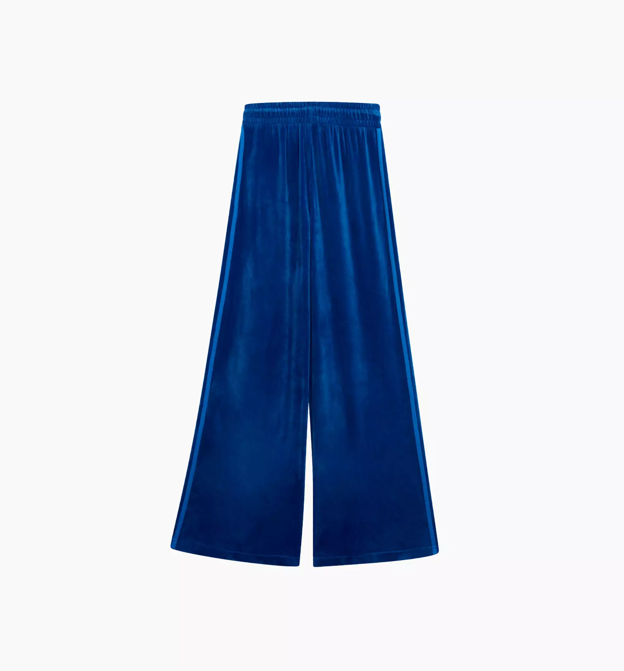 Jeremy Scott Blue Velour Track Pant Womens Pants