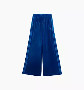 Jeremy Scott Blue Velour Track Pants for Women