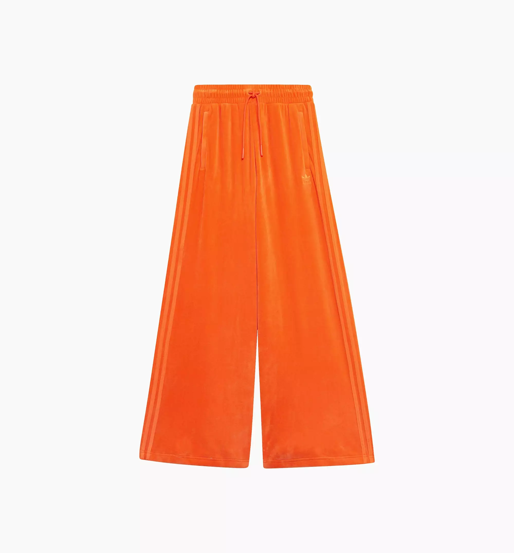 Jeremy Scott Orange Velour Track Pants for Women