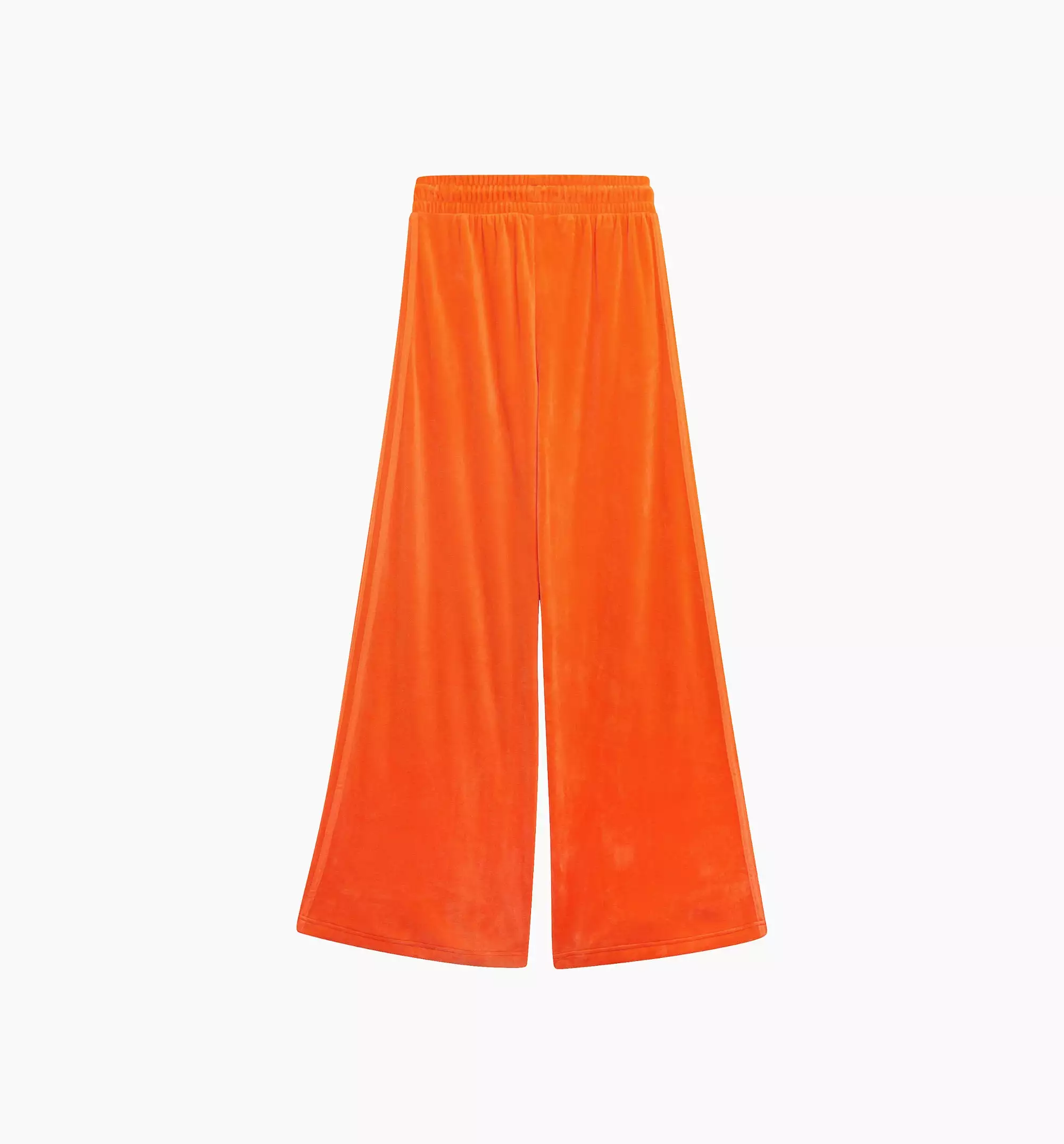 Jeremy Scott Orange Velour Track Pants for Women