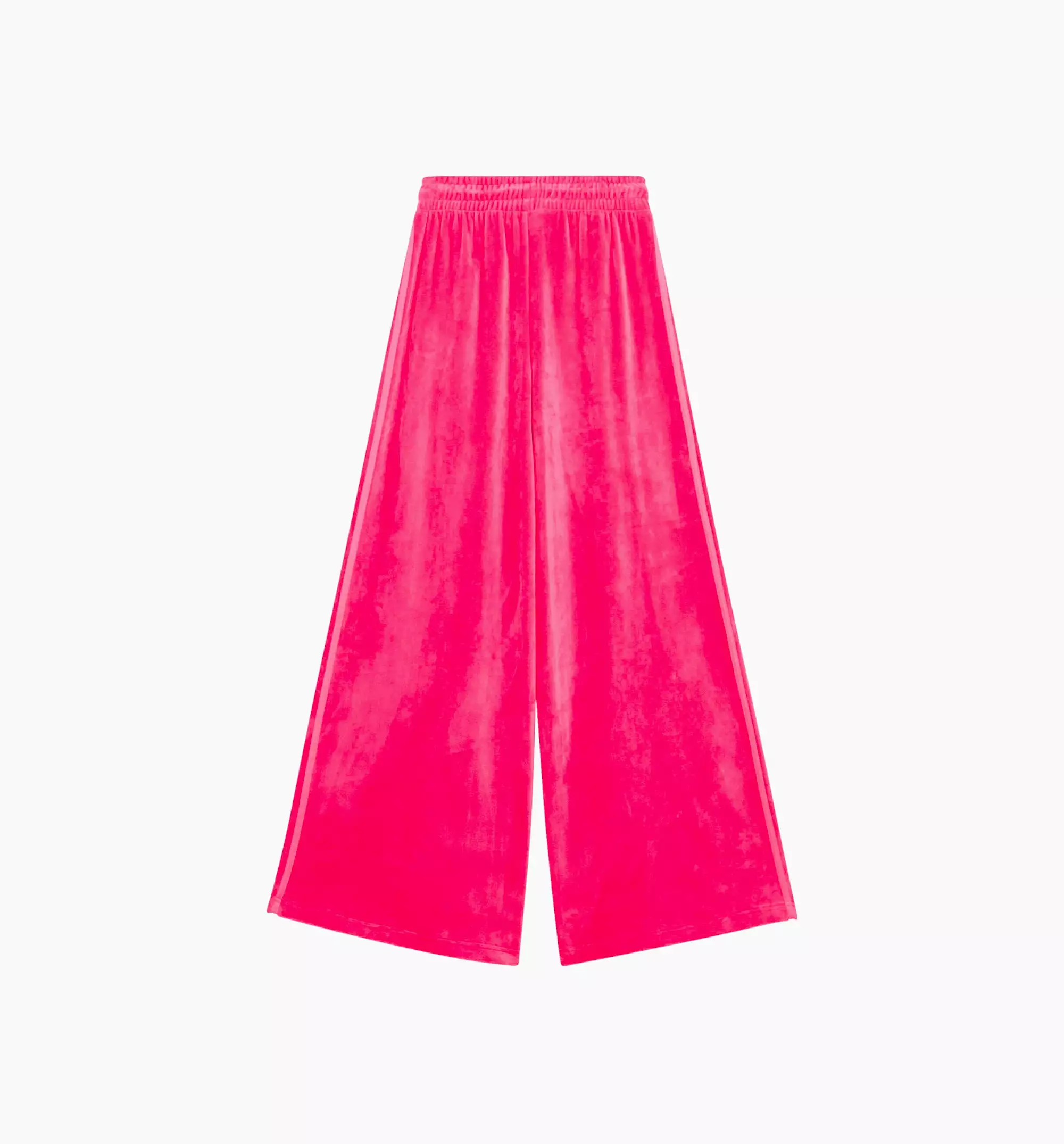 Jeremy Scott Pink Velour Track Pant Keywords: Jeremy Scott, Velour Track Pant, Womens Pants, Pink.