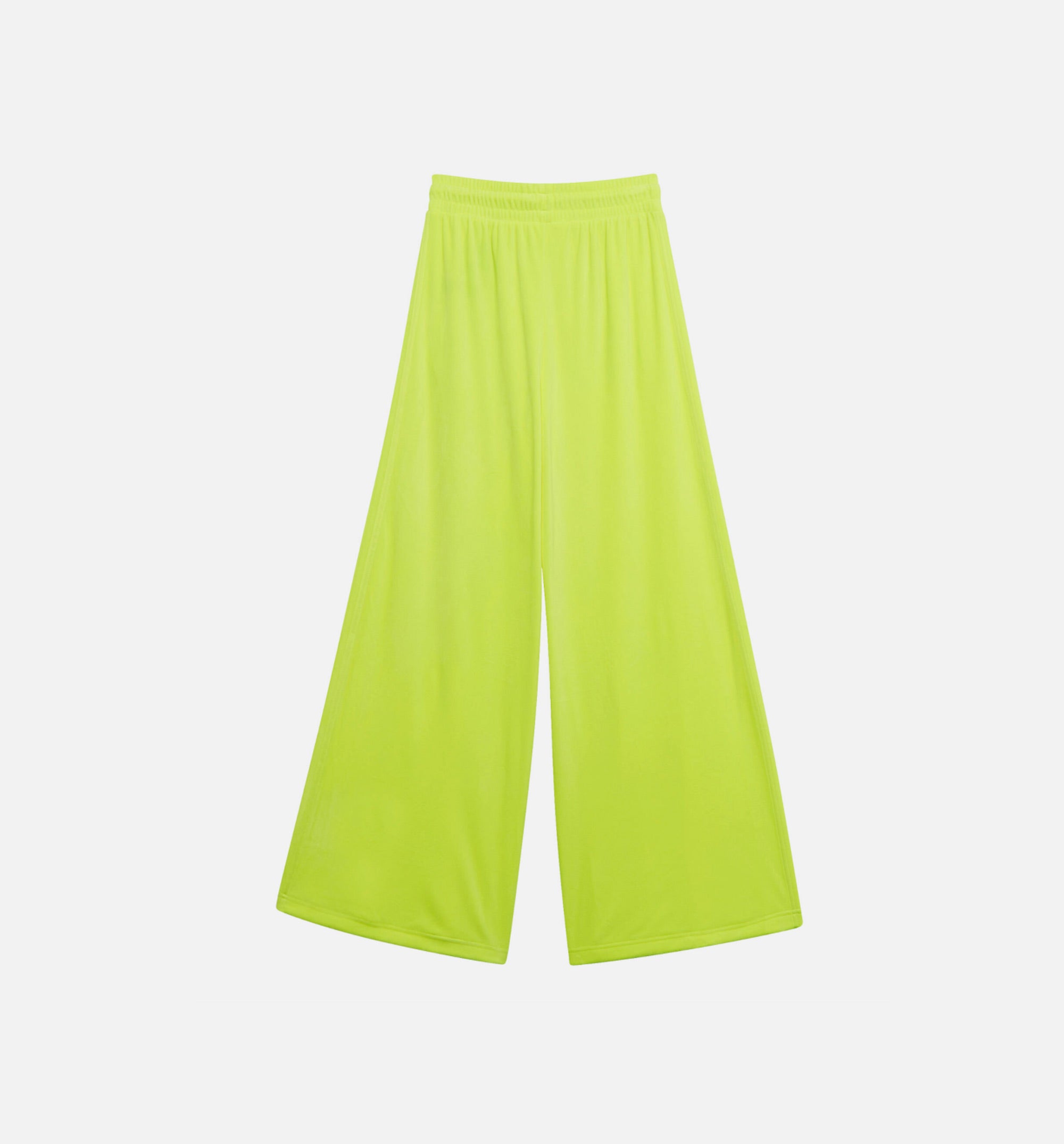 Jeremy Scott Yellow Velour Track Pant Women's Pants.