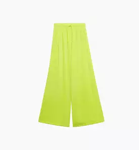 Jeremy Scott Yellow Velour Track Pant Women's Pants.