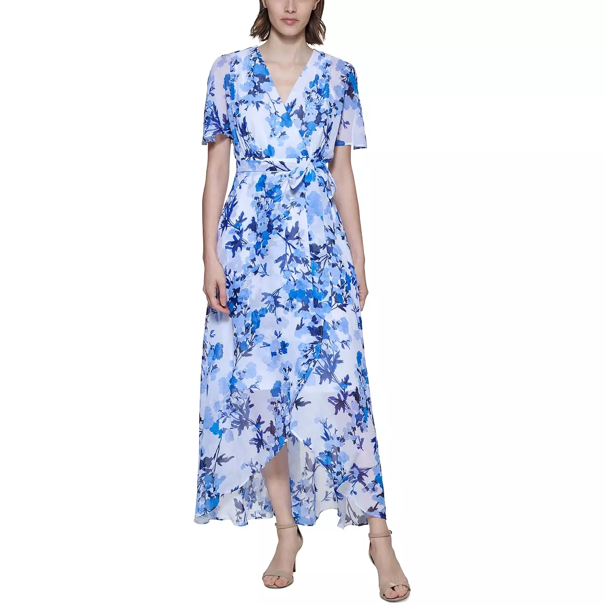 Jessica Howard Petite Floral Wrap Dress