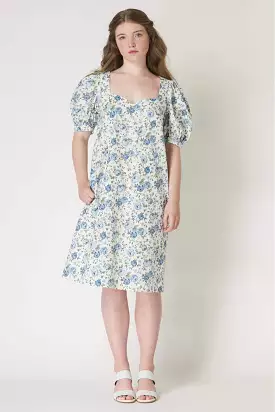 Joanie Rose Print Poplin Dress