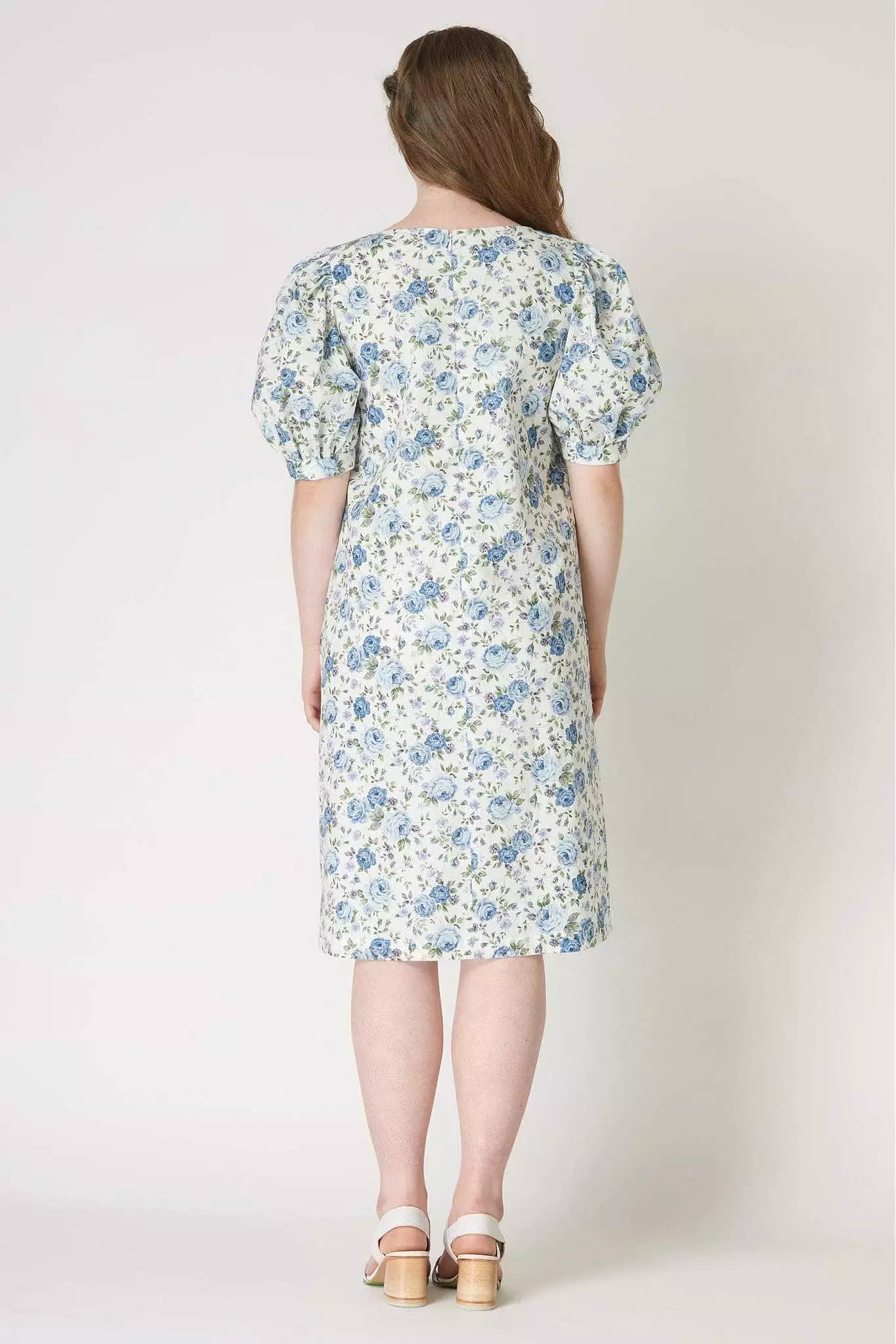 Joanie Rose Print Poplin Dress