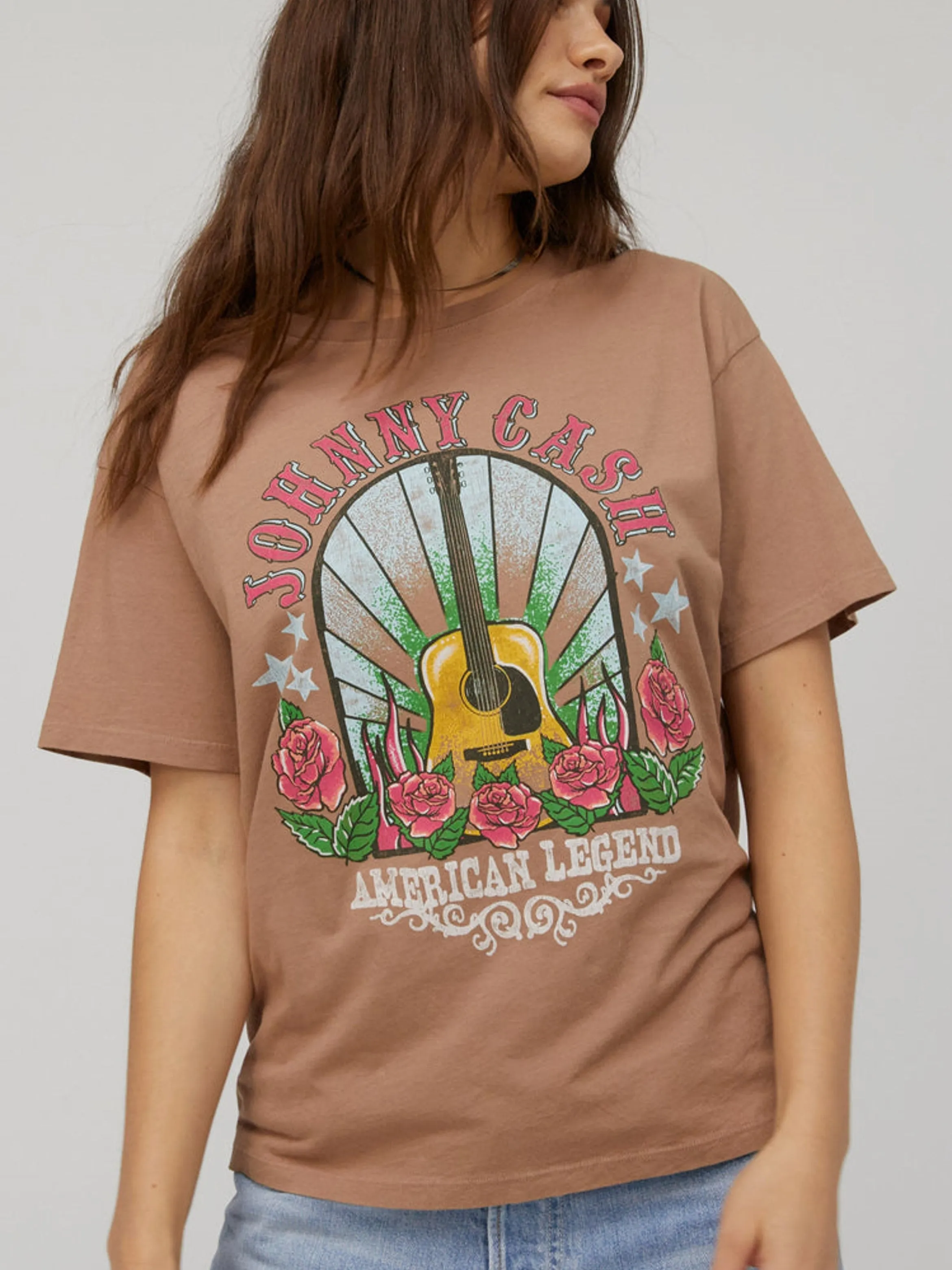 Johnny Cash American Legend Boyfriend Tee