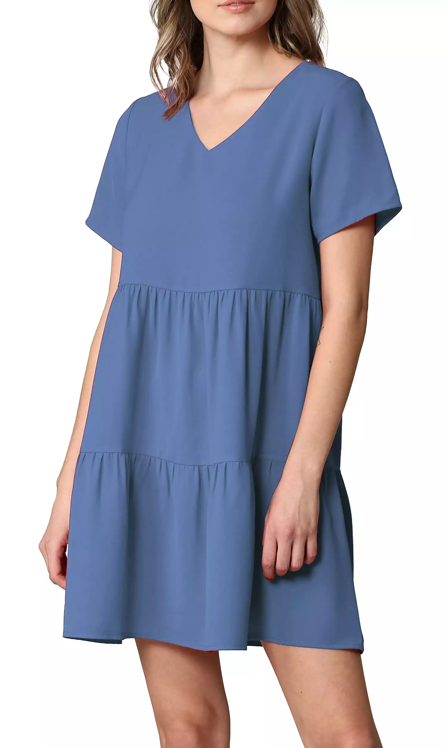 Johnny Casual Flowy Swing Shift Dress