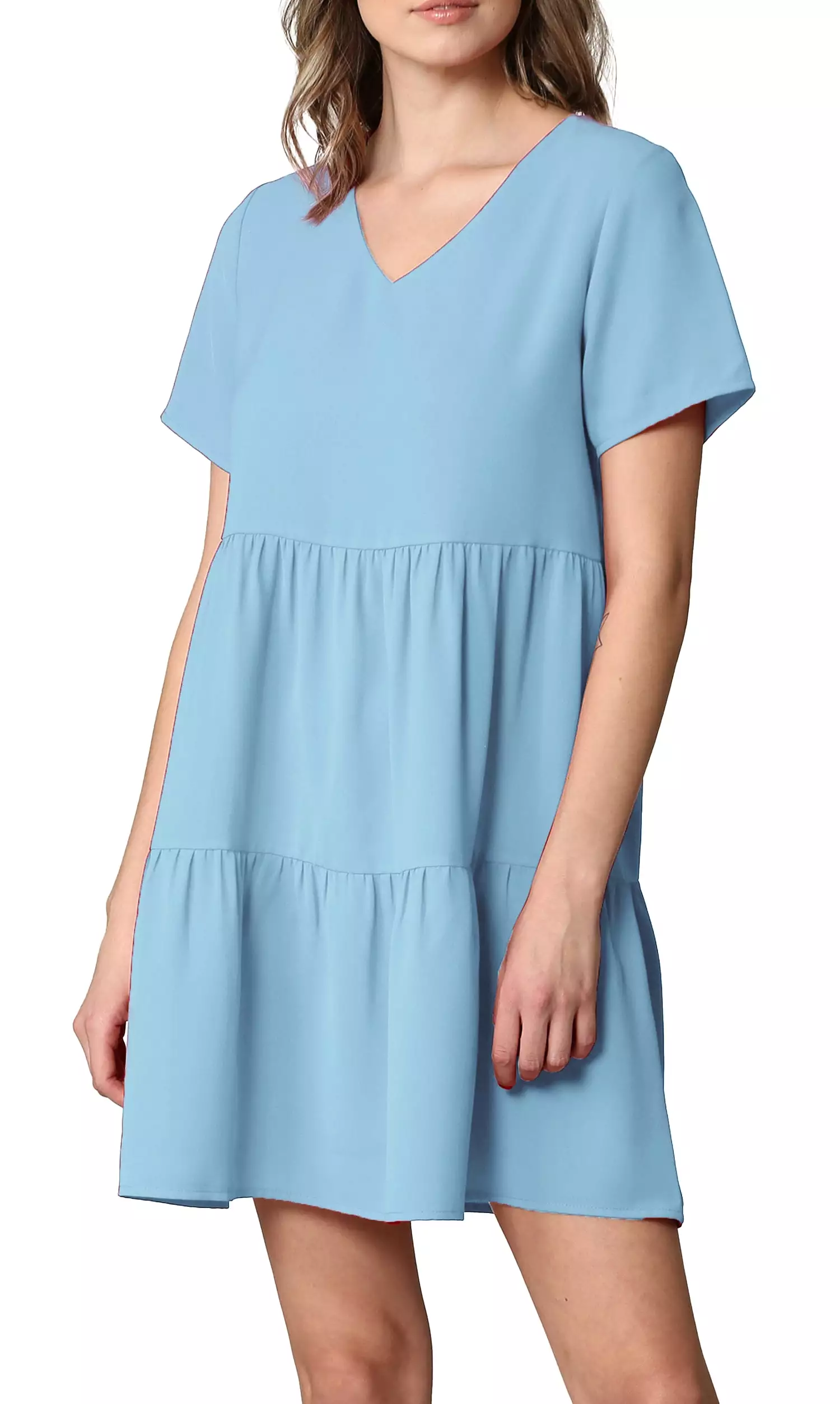 Johnny Casual Flowy Swing Shift Dress