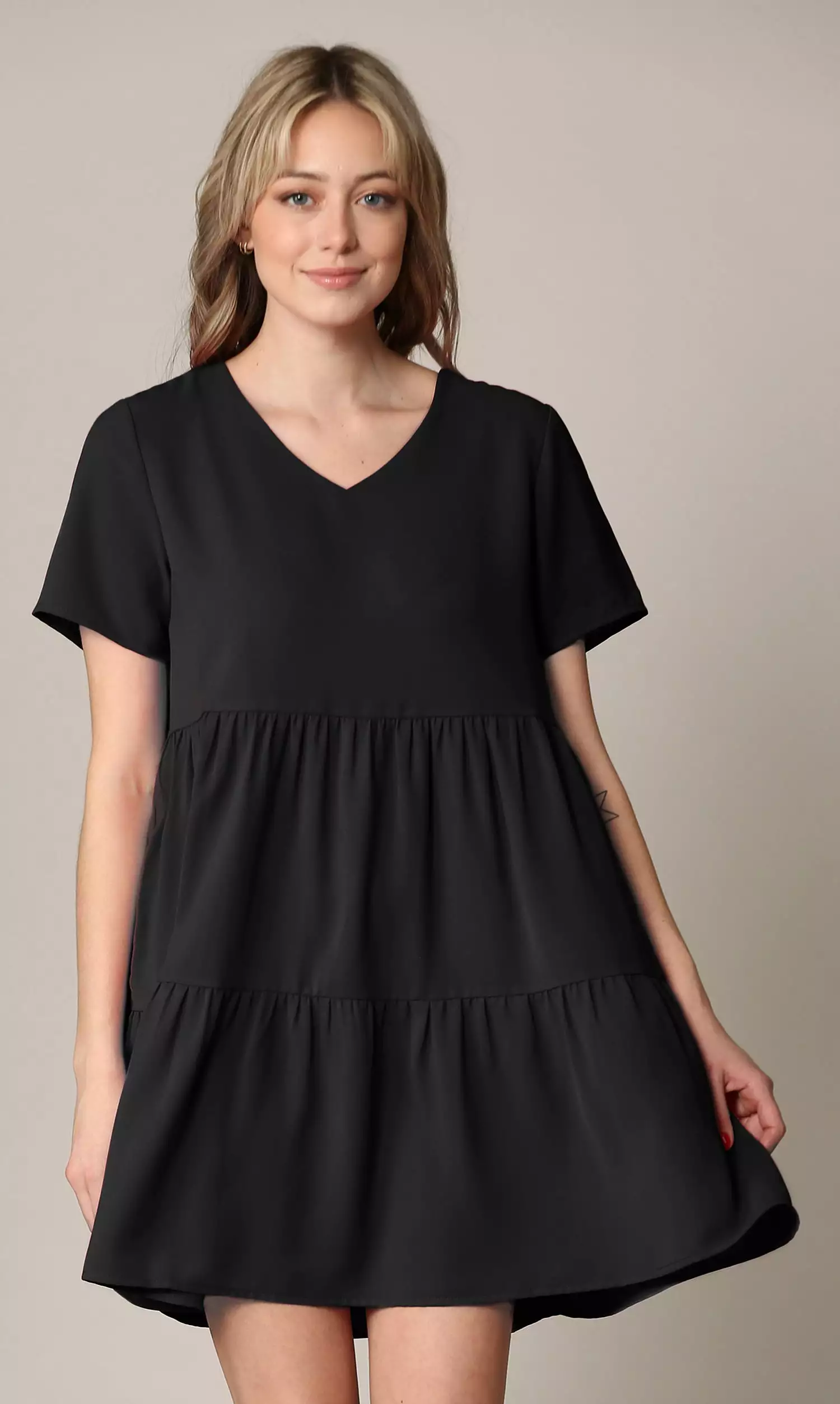 Johnny Casual Flowy Swing Shift Dress