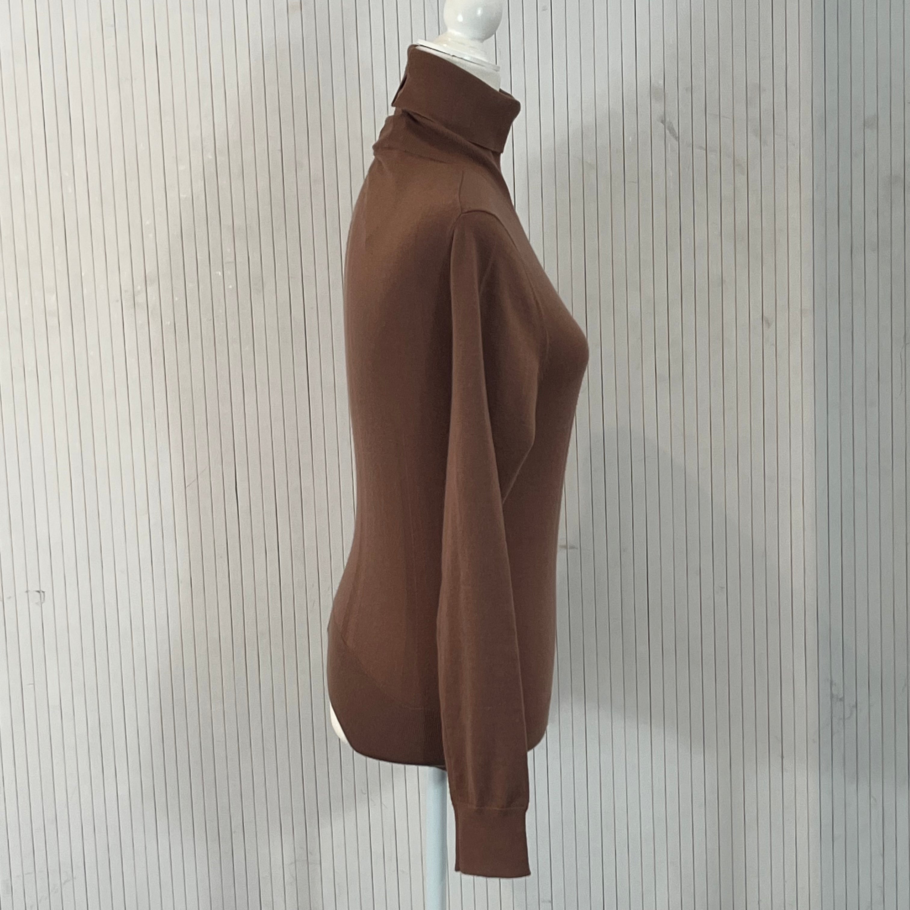 Joseph Caramel Stretch Cashmere Knit Sweater 445 - XXS/XS