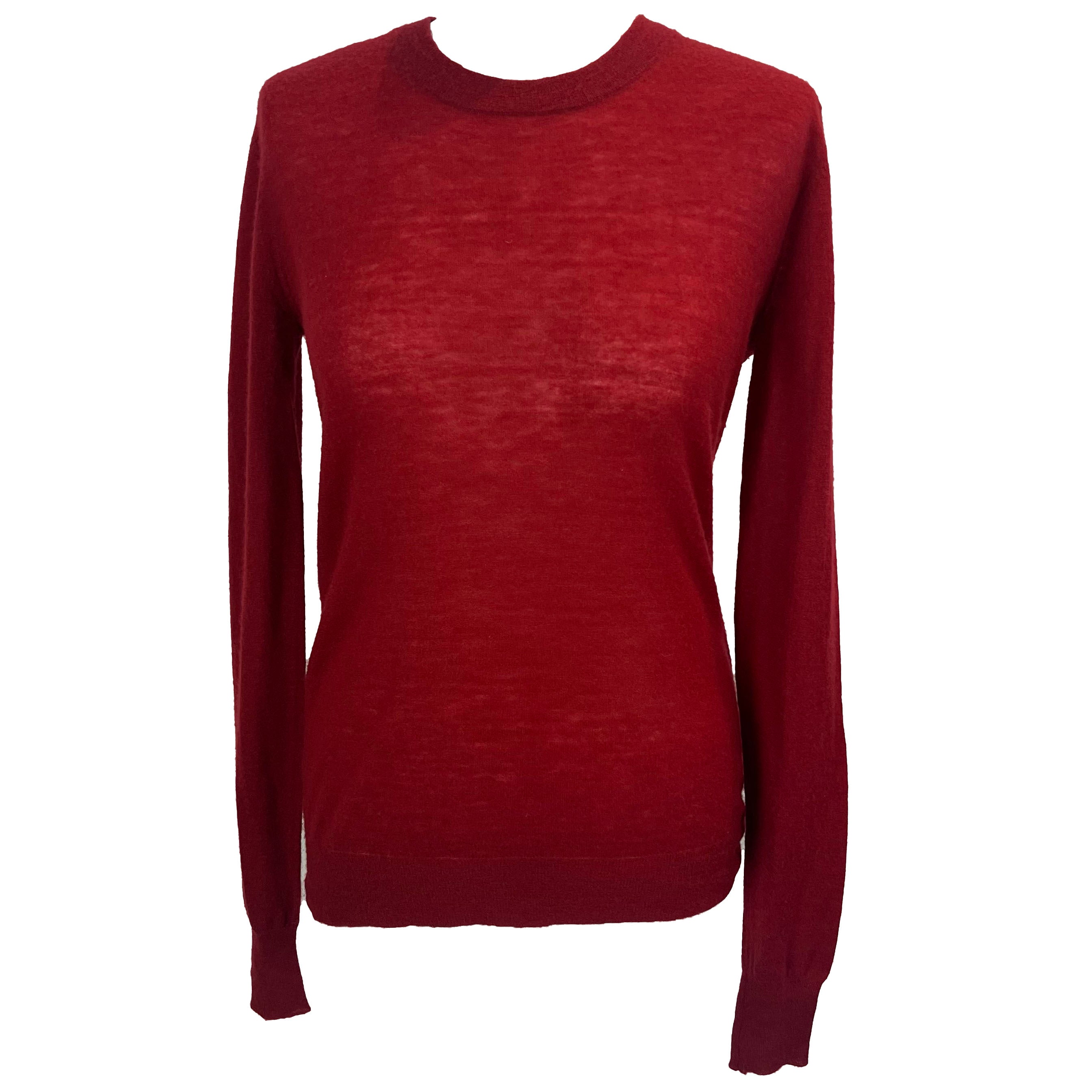 Joseph Ruby Cashmere Sweater S/M