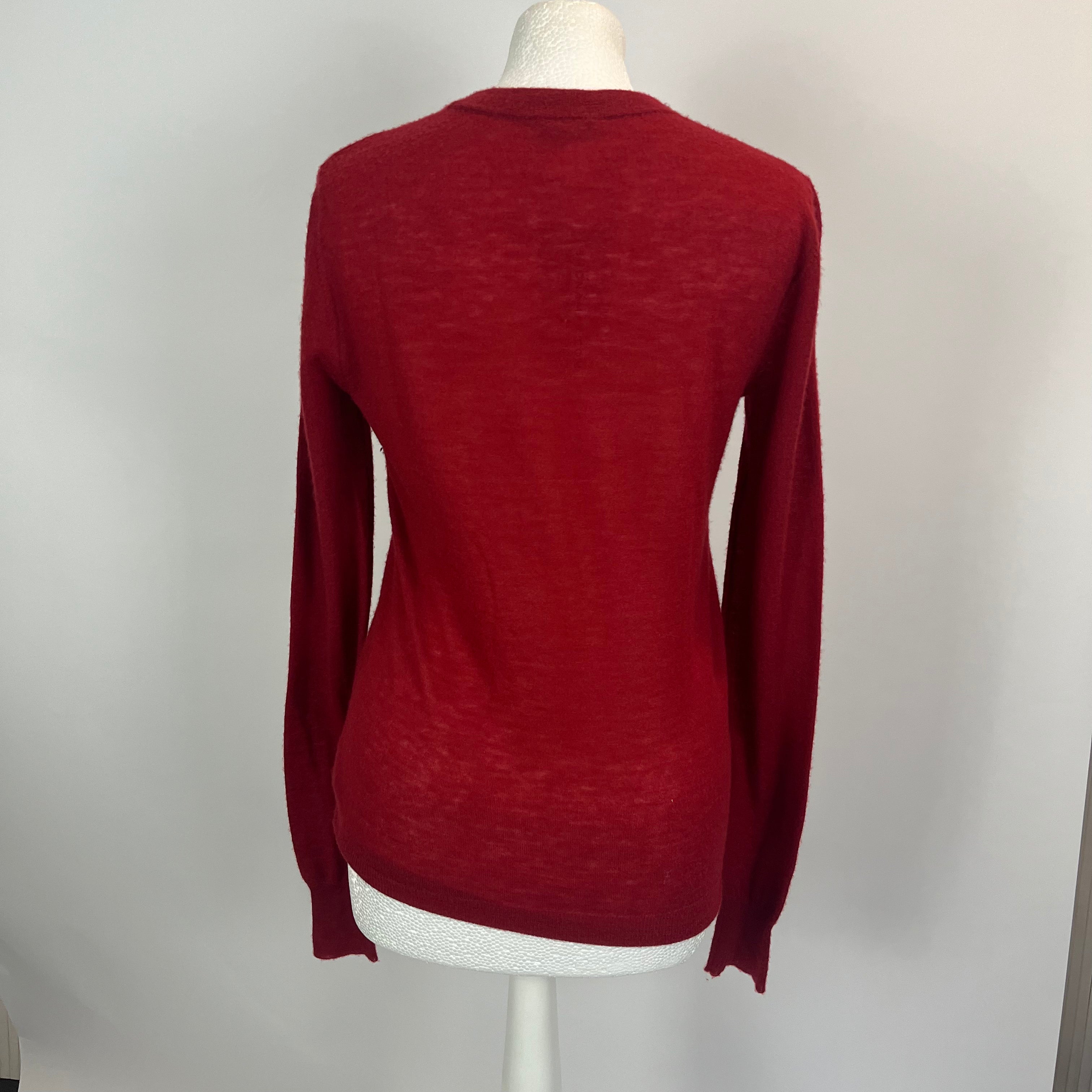 Joseph Ruby Cashmere Sweater S/M