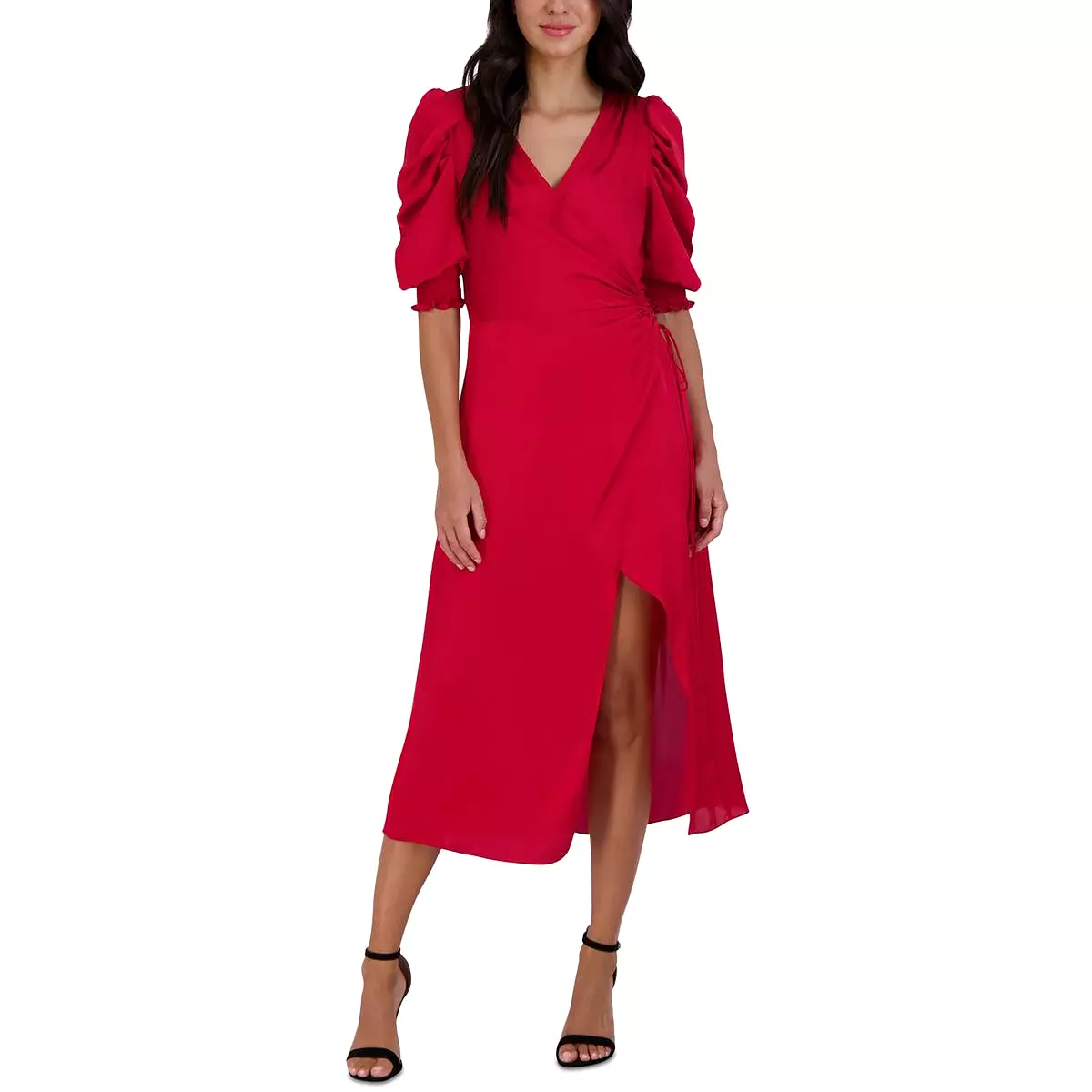 Julia Jordan Surplice Wrap Dress - Women's Satin - Affordable Prices