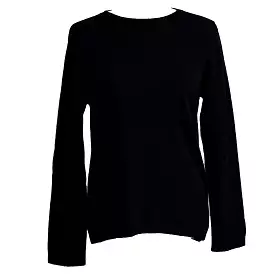 Jumper1234 Black Cashmere Knit Sweater S/M