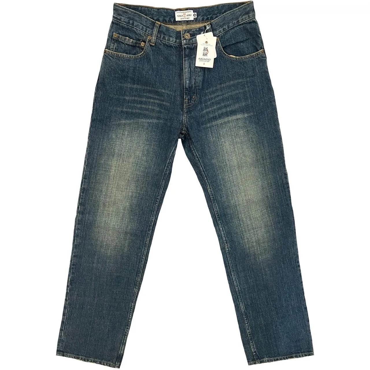 Karakuri Tamashii Multi-pocket Denim Jeans