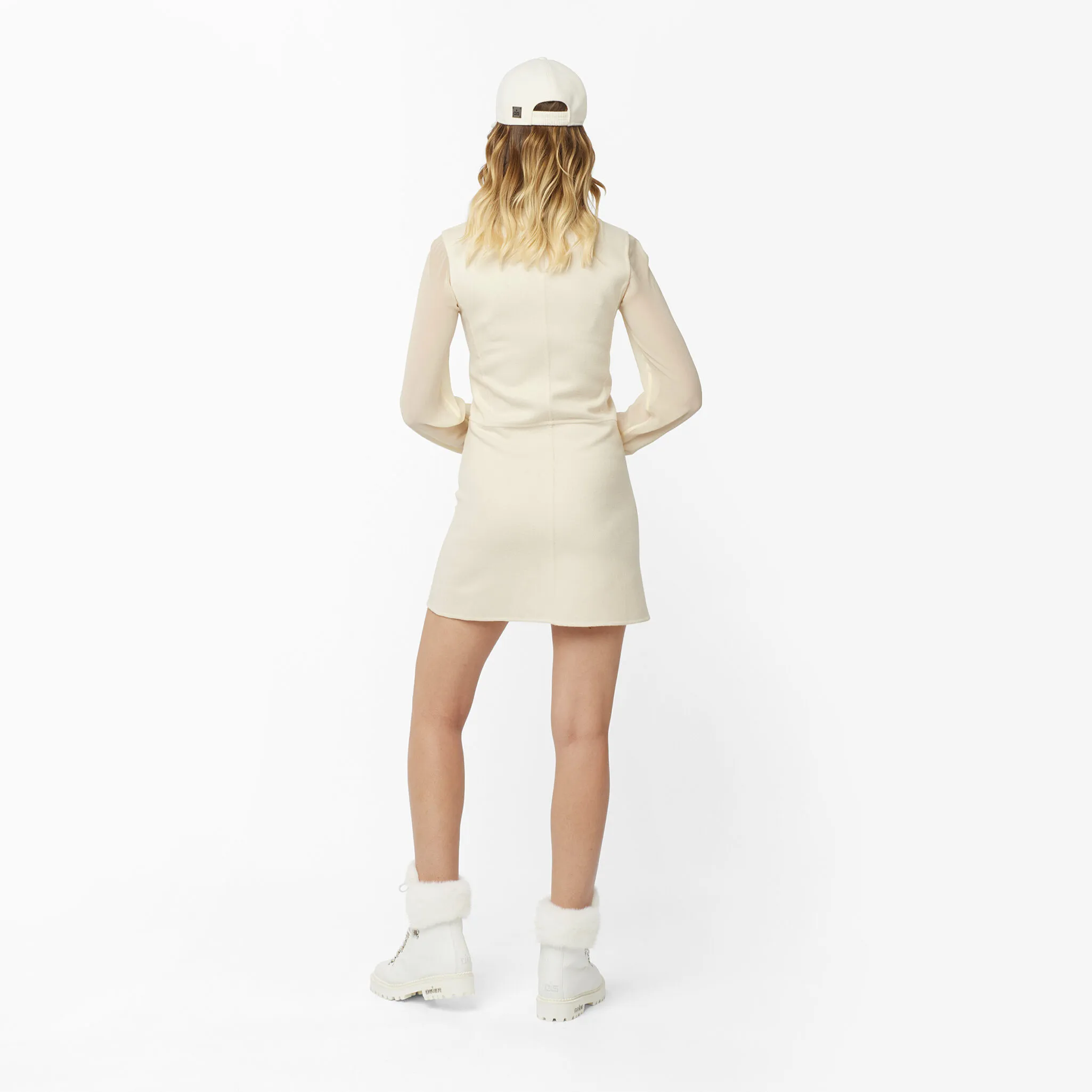 Kennedy Cashmere Dress Off White