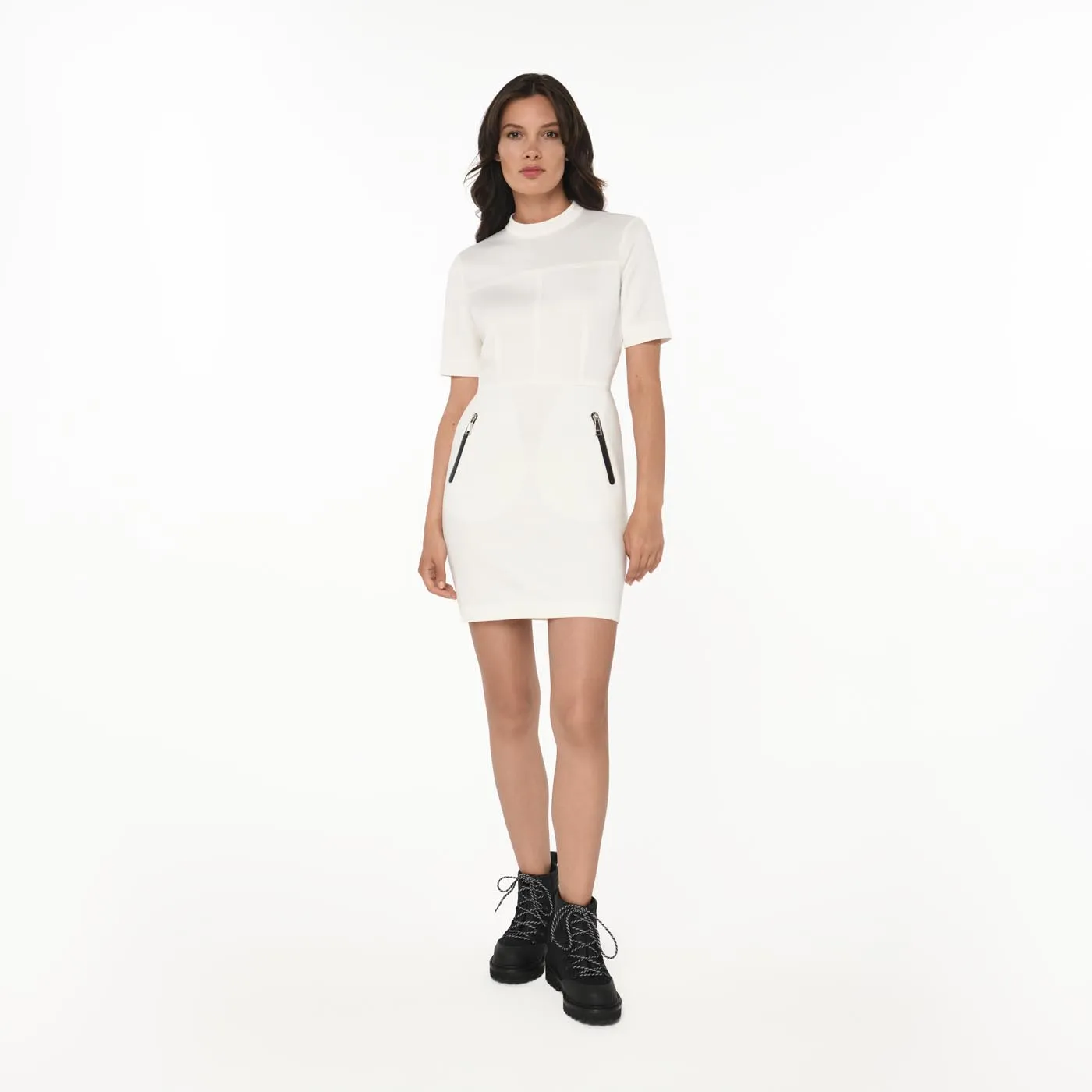 White Kennedy Stretch Dress