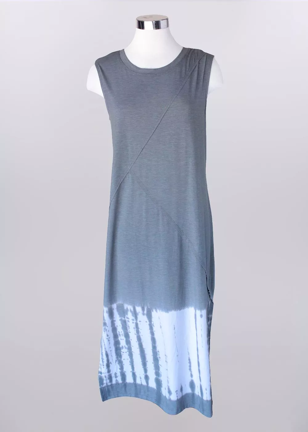 Keren Hart Women's Grey Sleeveless Shift Dress