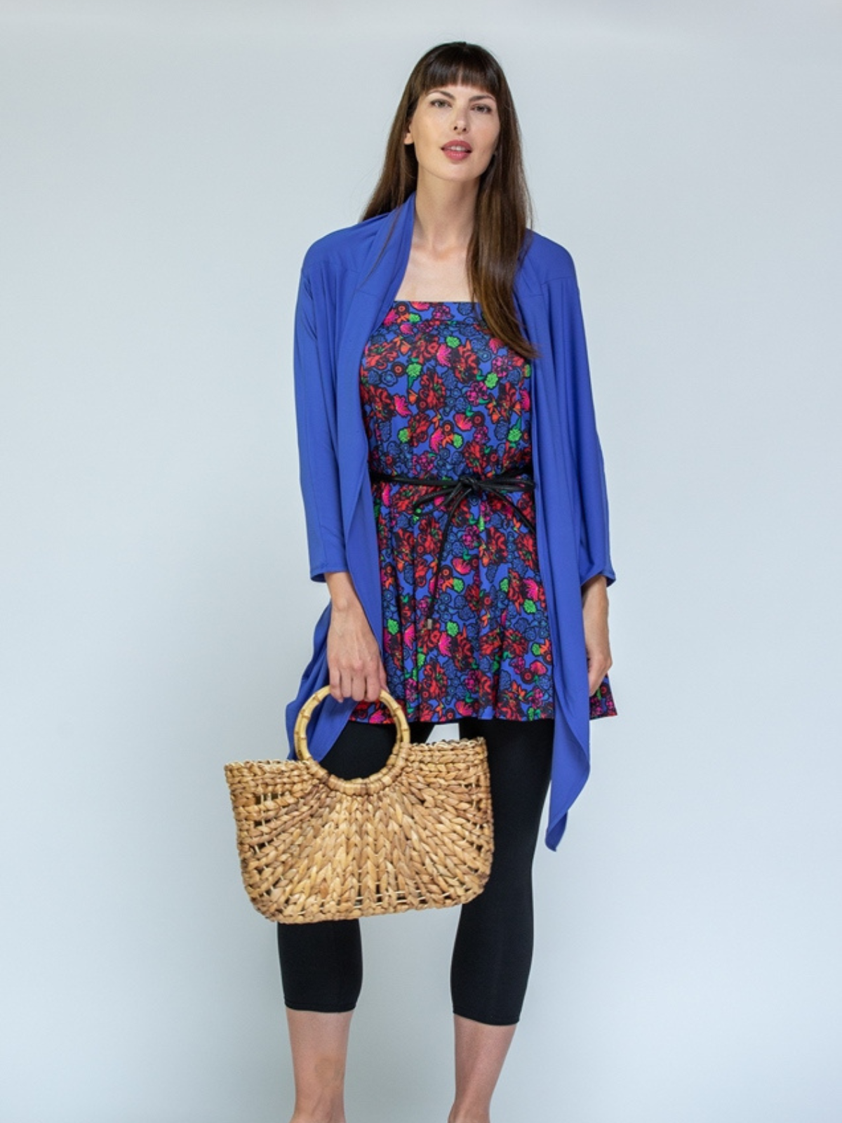 Key Largo Blue Wrap Cardigan