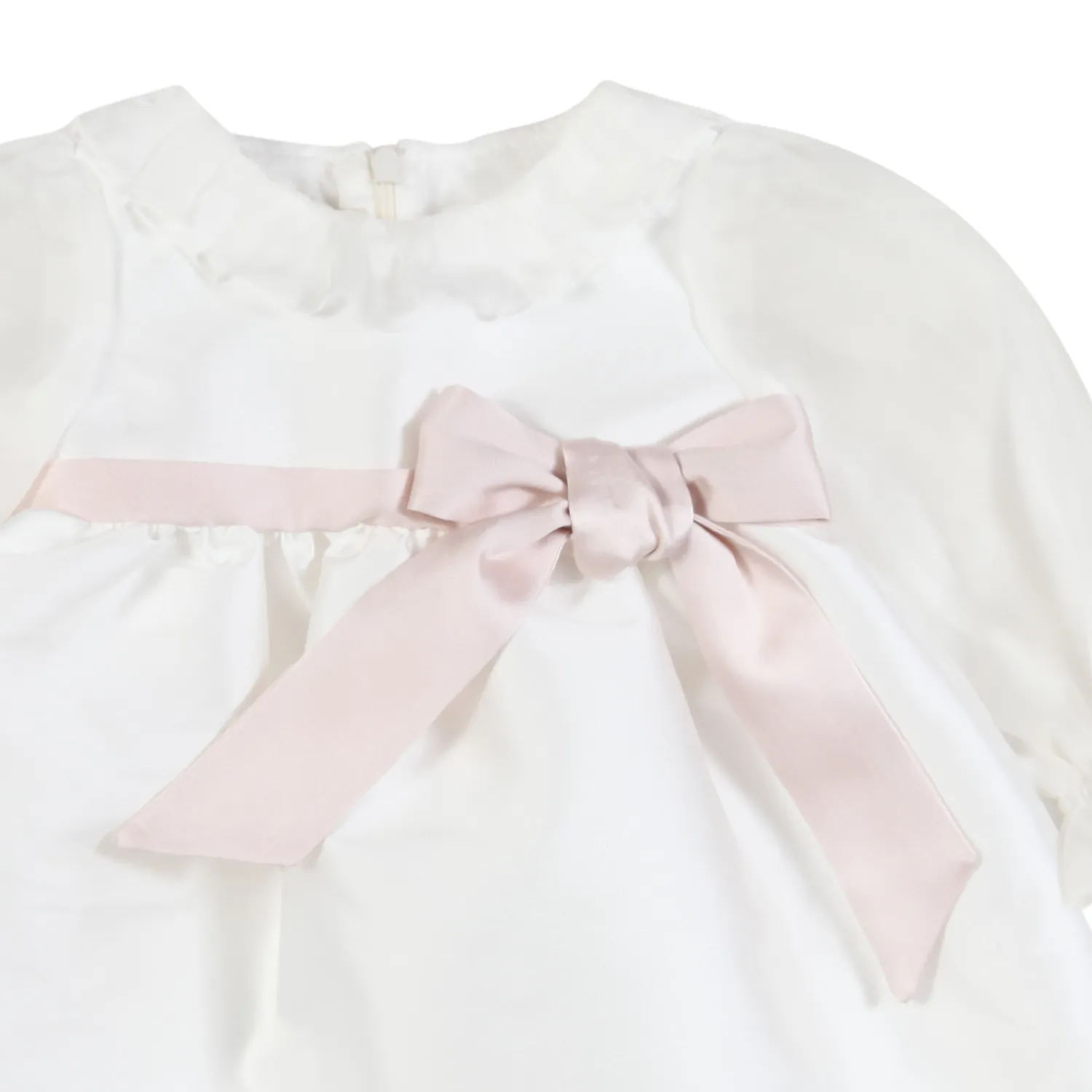 La Stupenderia White Pink Veronica Ceremony Dress