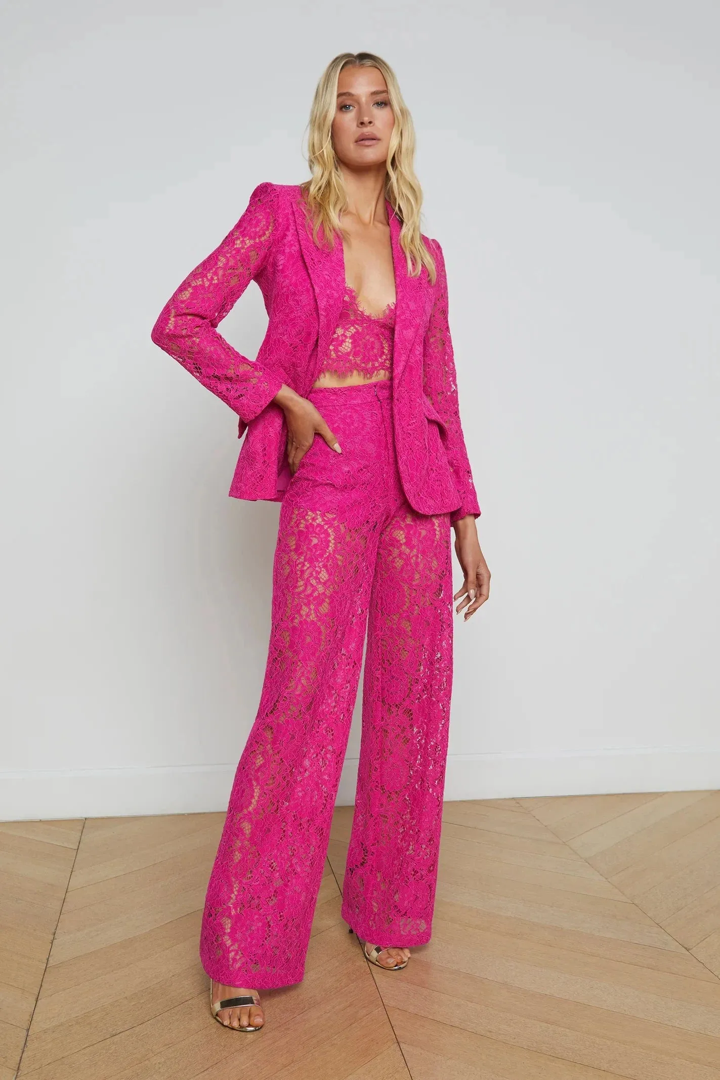 L'AGENCE Chamberlain Blazer Light Ruby