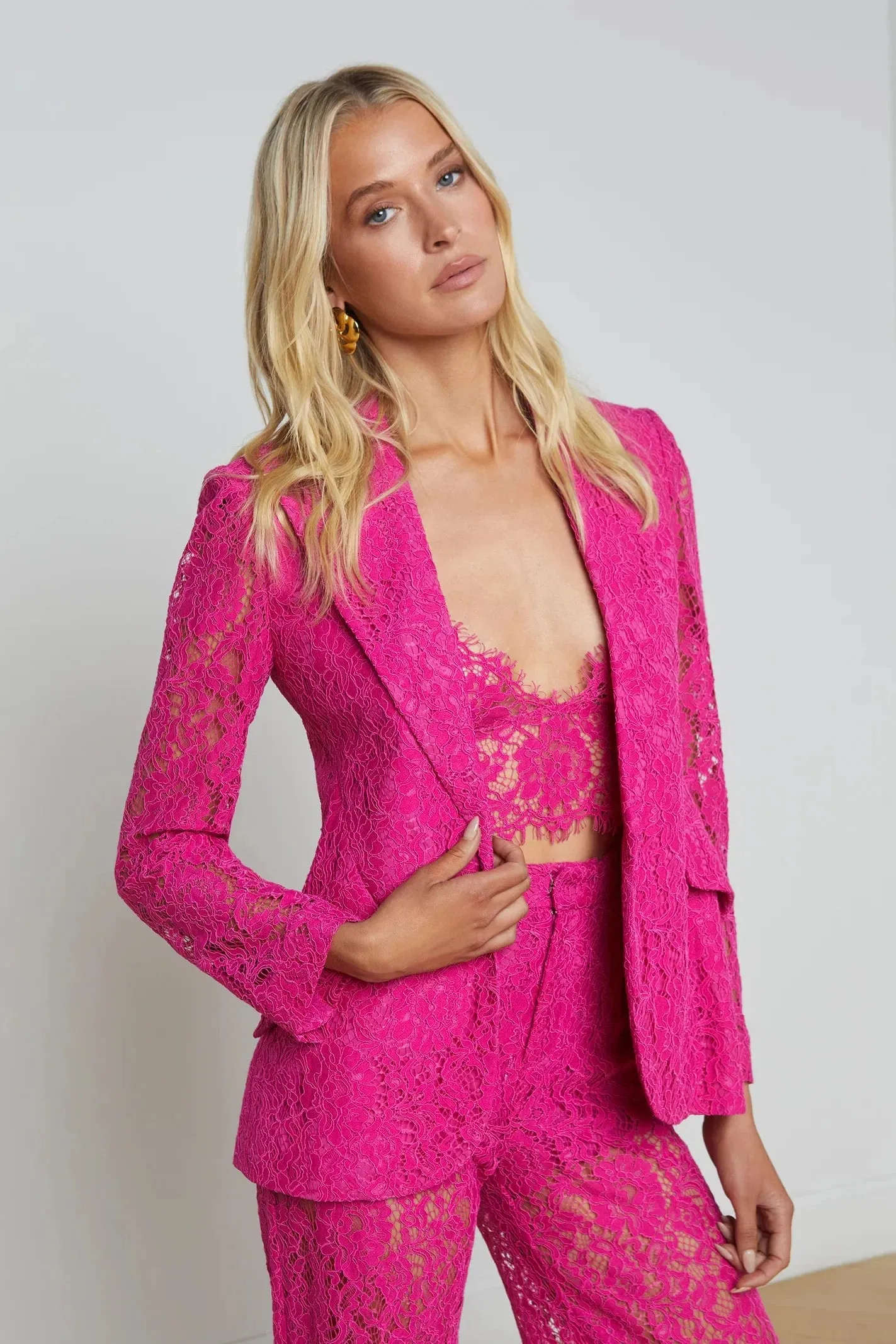 L'AGENCE Chamberlain Blazer Light Ruby