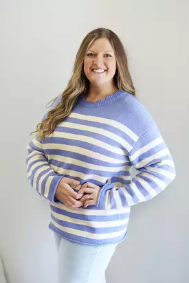 Lemmy Lush Striped Knit Sweater - Buy Now