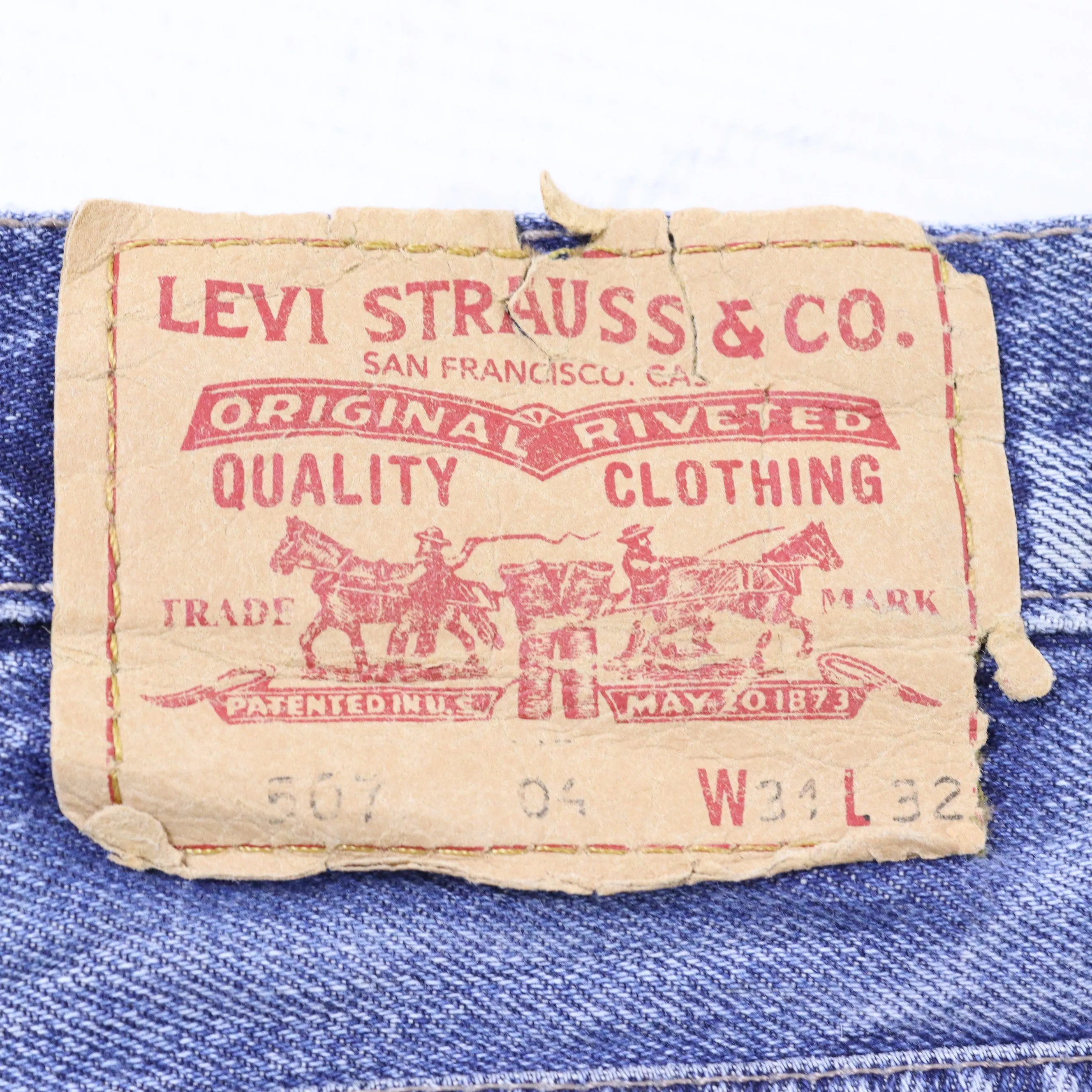 Levi's 507 Blue Jeans