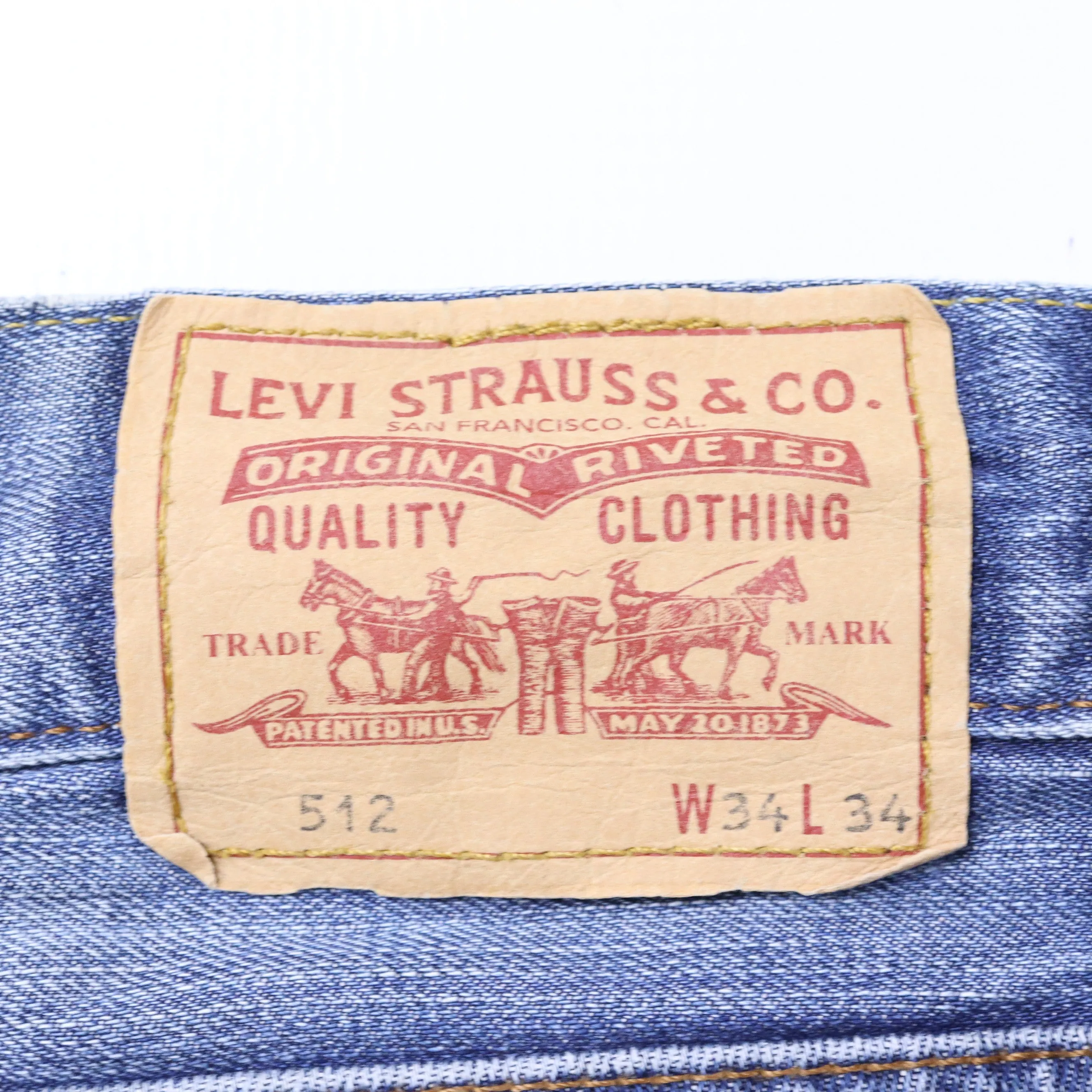 Levi's 512 Blue Jeans