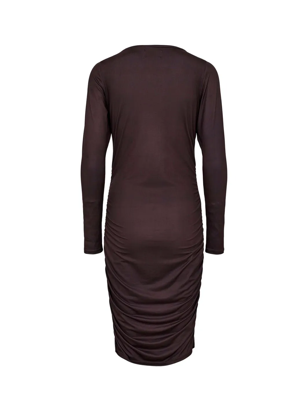 Dark Brown Alma Long Dress for Women by Liberté