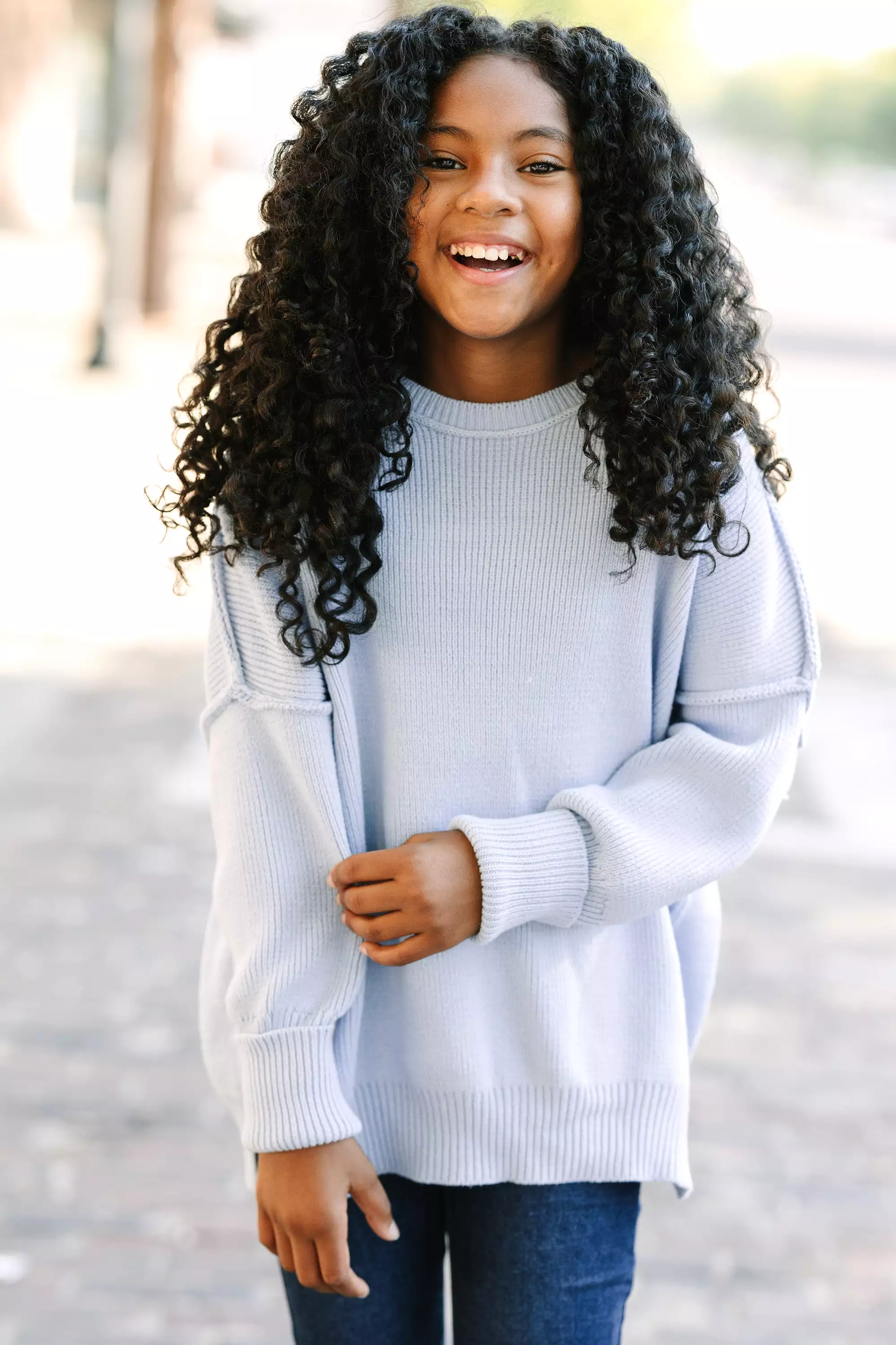 Light Blue Sweater for Girls: Bringing Joy