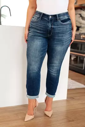 London Midrise Cuffed Boyfriend Jeans, Google SEO optimization: London Midrise Boyfriend Jeans