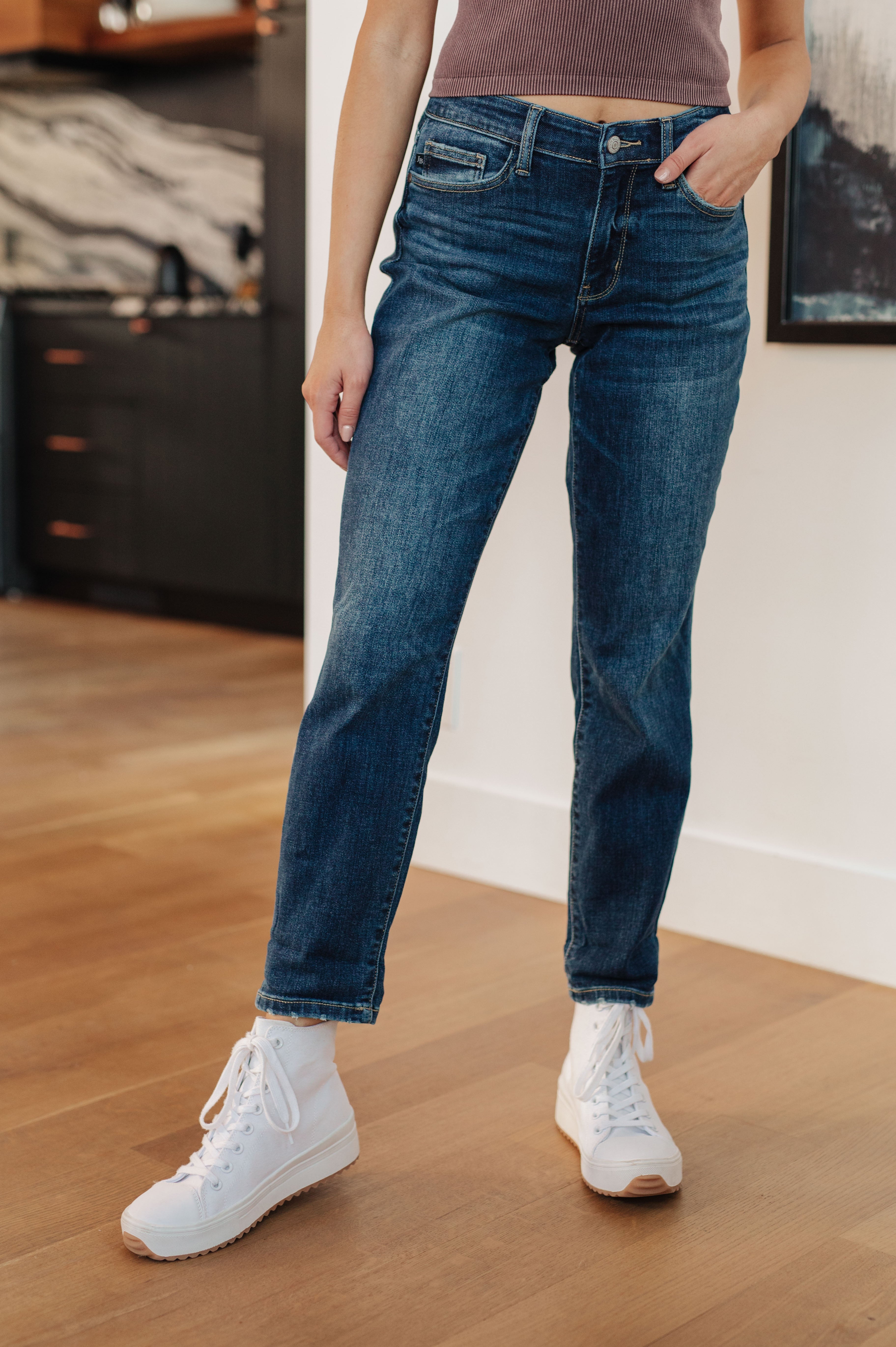 London Midrise Cuffed Boyfriend Jeans, Google SEO optimization: London Midrise Boyfriend Jeans