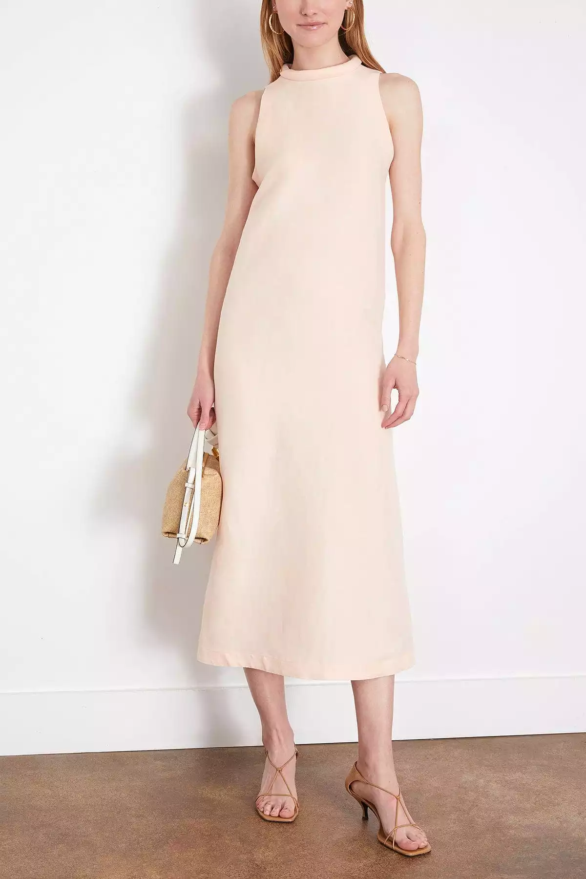 Long Cream Rose Rivida Dress