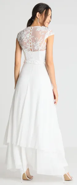 Bridal Gown with Extensive Train