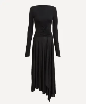 Long Sleeve Gathered Dress Style Option