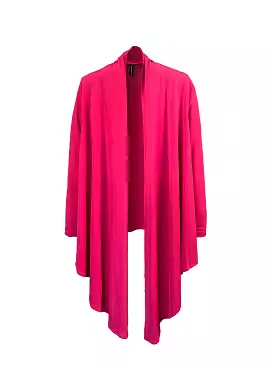 Magenta Wrap Cardigan