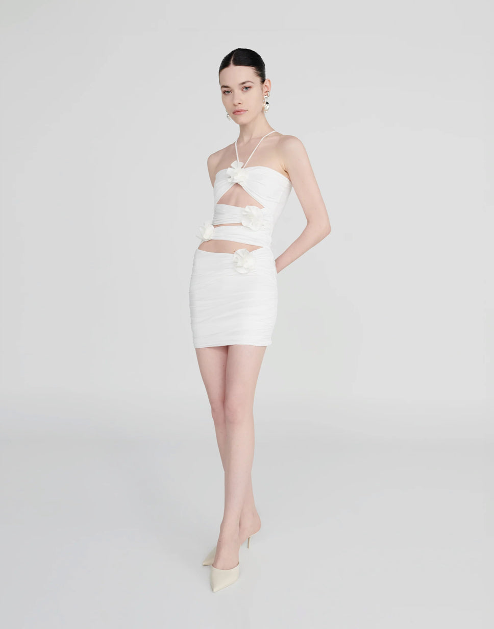 Maygel Coronel Coari White Mini Dress - Shop Now