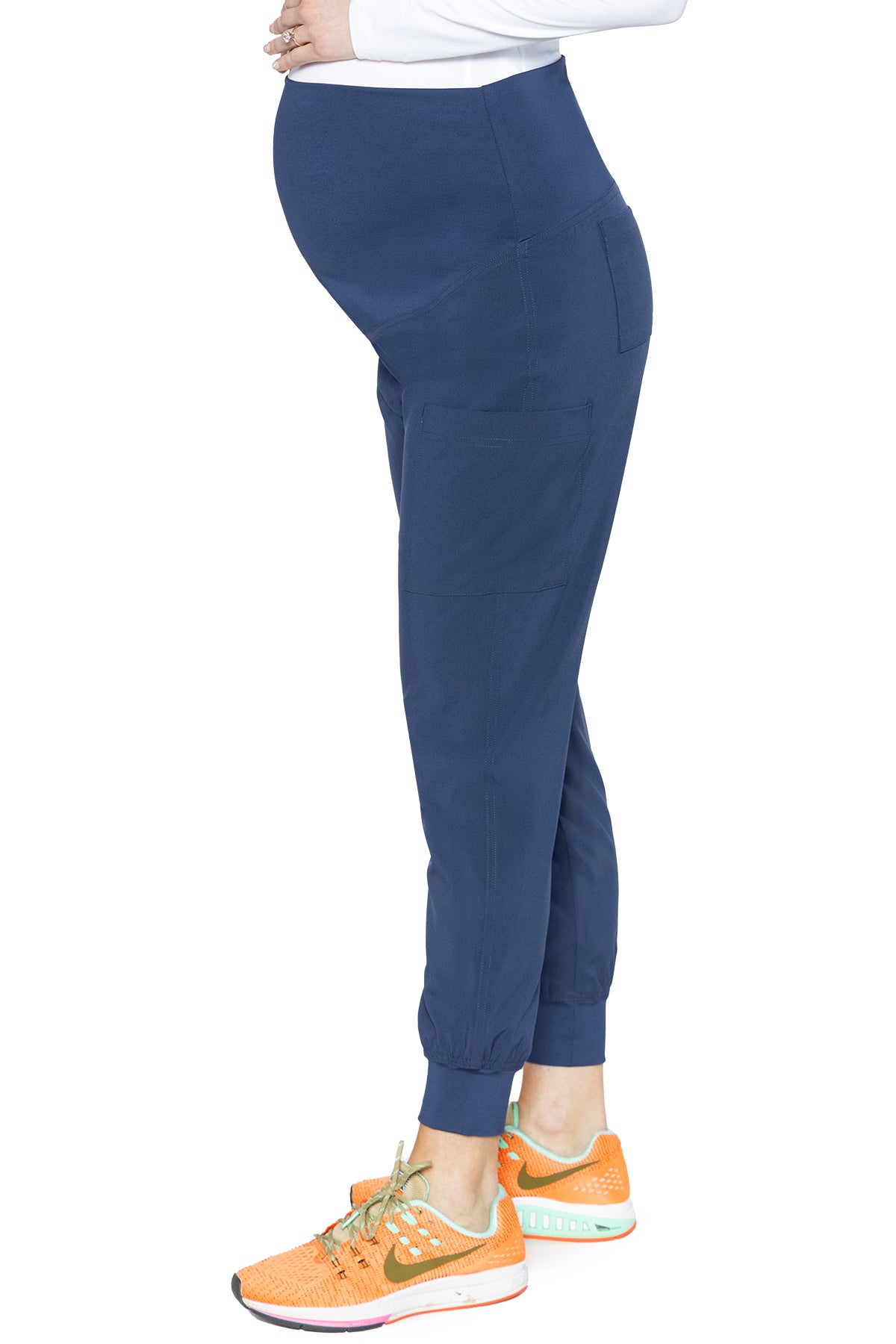 Med Couture Plus One 8729 Petite Maternity Jogger Pant