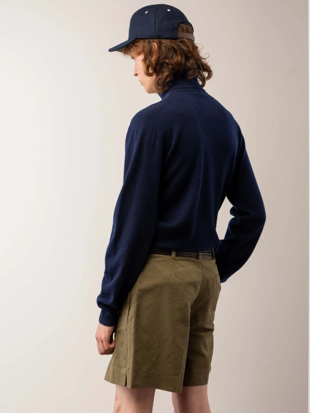 Navy Men's Turtleneck Sweater